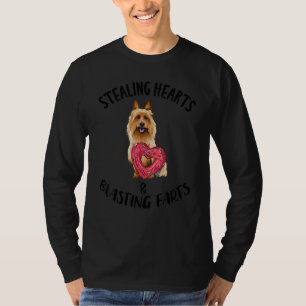 T-shirt Voleur de cœur Flats explosifs Terrier australien