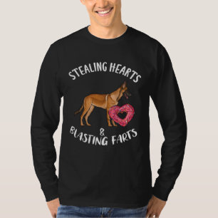 T-shirt Voleur de cœur pets explosifs Malinois belge Vale