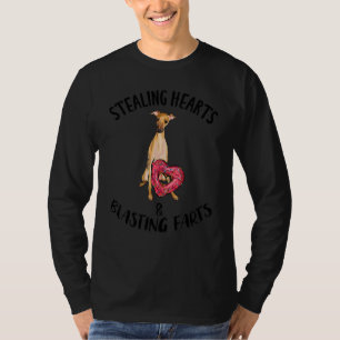 T-shirt Voleurs de cœurs pets explosifs Greyhound italien 