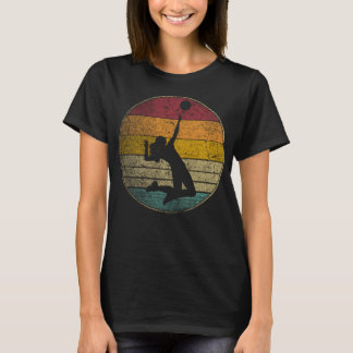 T-shirt Volleball Beach College Lycée Vintage Retro