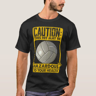 T-shirt Volley-ball Avec Discours Femmes Sports