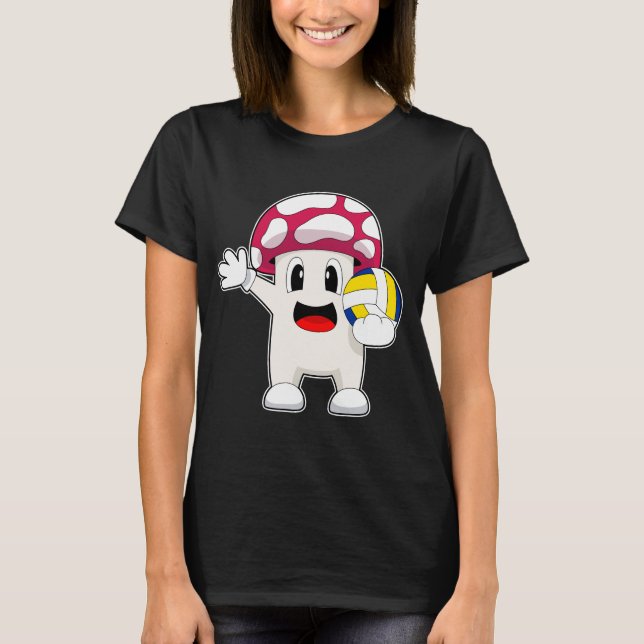 T-shirt Volley-ball champignon (Devant)