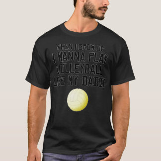 T-shirt Volley-ball comme mon papa