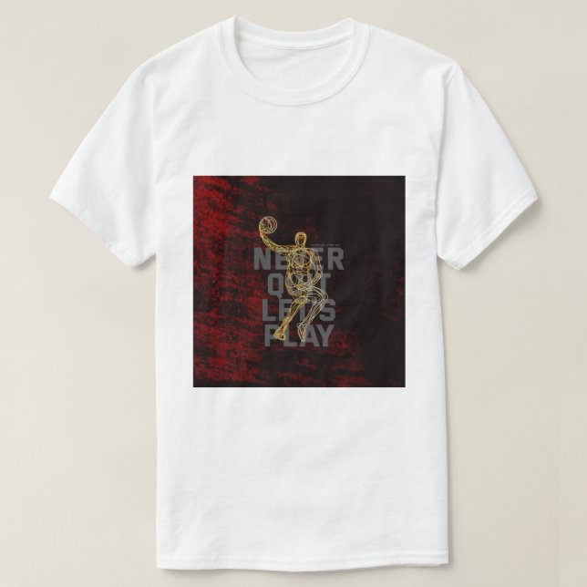 T-shirt Volley-ball et logo (Design devant)