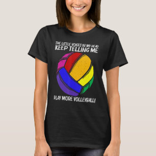 T-shirt Volley-ball Homme Femmes Volleyball Sport Joueur