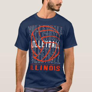 T-shirt Volley-ball Illinois
