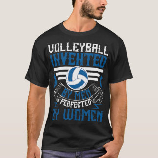 T-shirt Volley-Ball Inventé Par Les Hommes Perfectionnés P