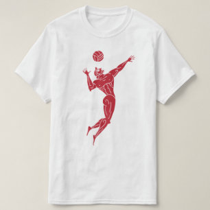T-shirt Volley-ball olympique moderne