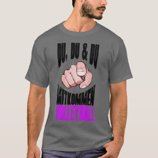 T-shirt Volley-ball Pour Les Fans Entraîneurs Joueur Cadea