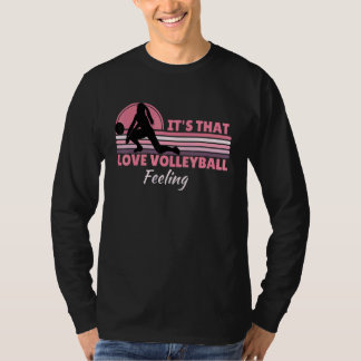 T-shirt Volley-ball pour les femmes Love Volleyball Citati