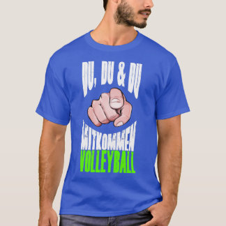 T-shirt Volley-ball Pour Les Ventilateurs Entraîneurs Joue