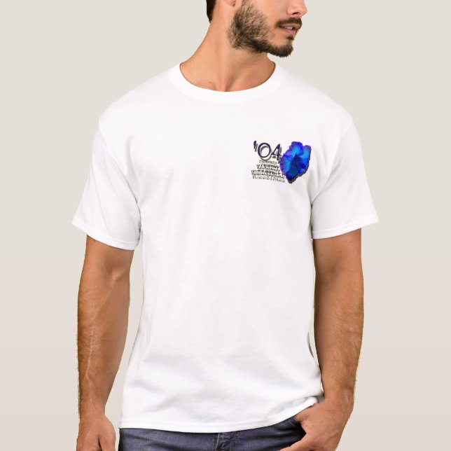 T-SHIRT VOLLEYBALL 2004 DE FAC DE RAMSTEIN D'ÉQUIPE (Devant)