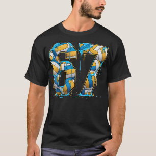 T-shirt Volleyball 67 Six Seven Sport Drôle Gen Alpha Z Me
