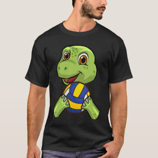 T-shirt Volleyball Cute Kids Turtle Mania Unique