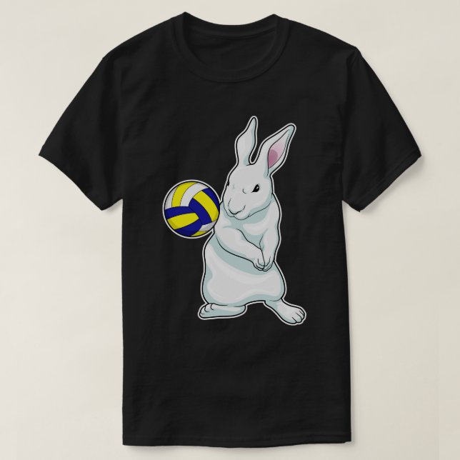 T-shirt Volleyball de Lapin (Design devant)
