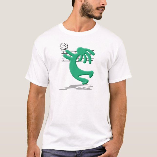 T-shirt Volleyball de Natif américain de Kokopelli (Devant)
