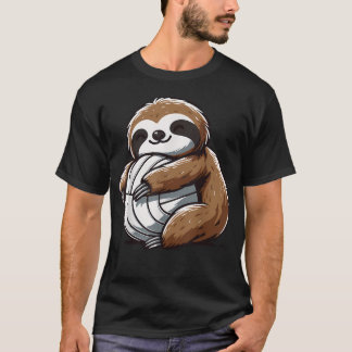 T-shirt Volleyball de paresseux drôle Paresseux paresseux