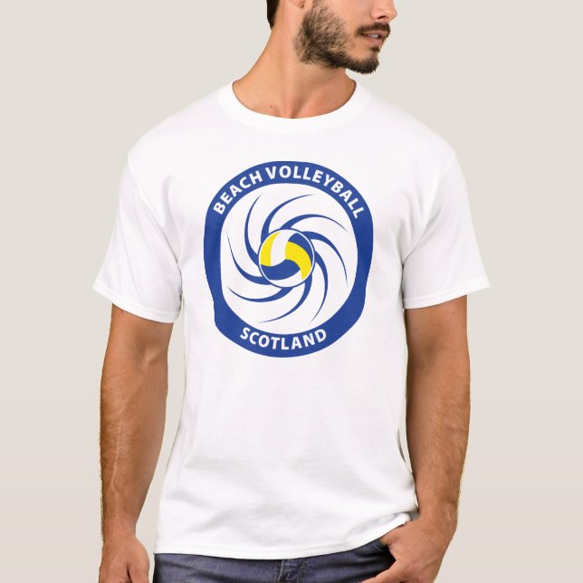 T-shirt Volleyball de plage Ecosse (Devant)