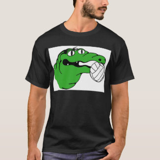 T-shirt VOLLEYBALL de vitesse d'alligator aucuns mots