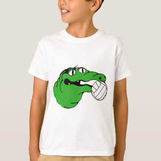 T-shirt VOLLEYBALL de vitesse d'alligator aucuns mots
