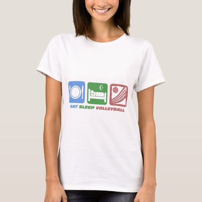 T-shirt volleyball drôle (Devant)
