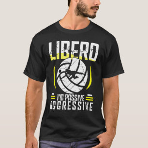 T-shirt Volleyball Homme Et Femme Volleyball Libero 1