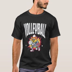 T-shirt Volleyball Joyeuse veille d'Halloween