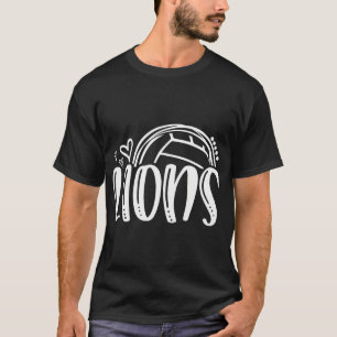 T-shirt Volleyball Lions École Sport Ventilateur Team Spir