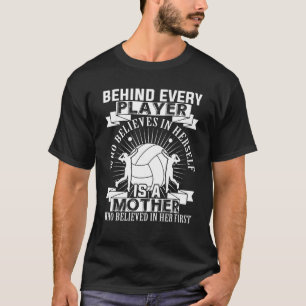 T-shirt Volleyball Maman Joueuse Fête des Mères Équipe Spo