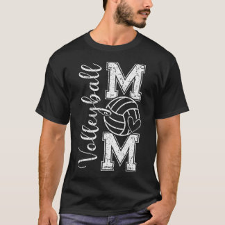 T-shirt Volleyball Maman Jour de Match Vibes Fête des Mère