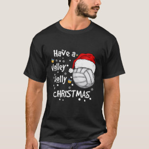 T-shirt Volleyball Noël Père Noël Ont Volley Jolly Chr