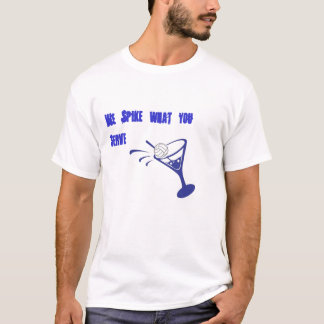 T-shirt Volleyball "nous clouons ce que vous servez "