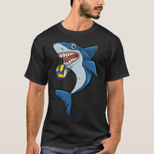 T-shirt Volleyball requins Aimer Amoureux des animaux Drôl