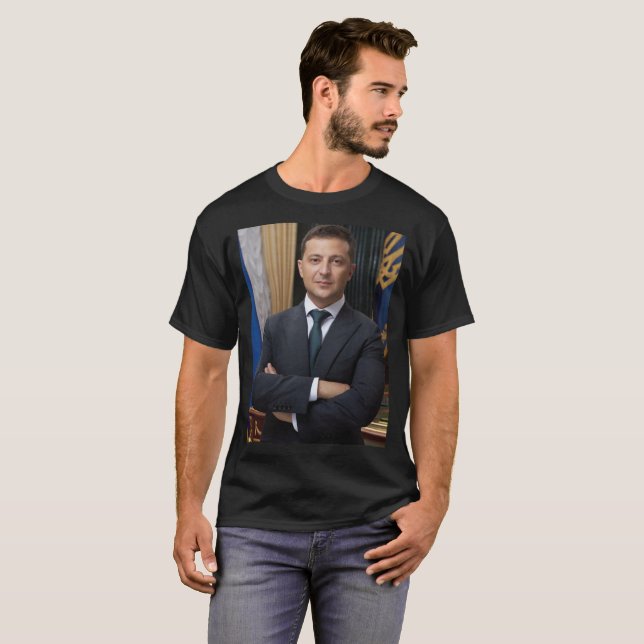 T-shirt Volodymyr Oleksandrovych Zelenskyy Ukraine T-Shir (Devant entier)