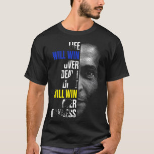 T-shirt Volodymyr Zelensky Ukraine Citation Stand Avec L'U