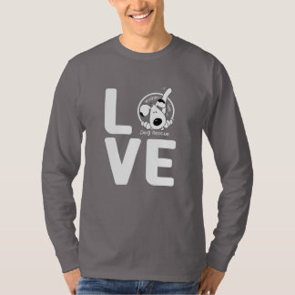 T-shirt VOLONTAIRE de queues de Waggin d'AMOUR - obscurité