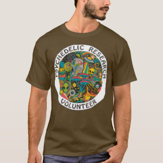 T-shirt Volontaire de recherche psychédélique