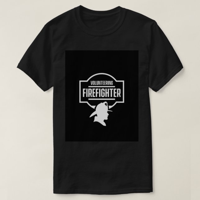 T-shirt Volontaire Équipe de lutte contre l'incendie Graph (Design devant)