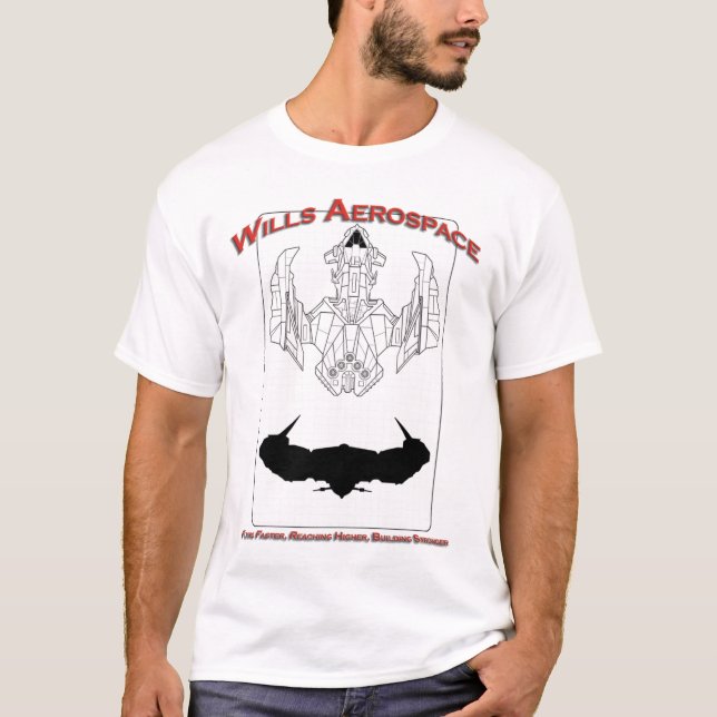 T-shirt Volontés aérospatiales (Devant)