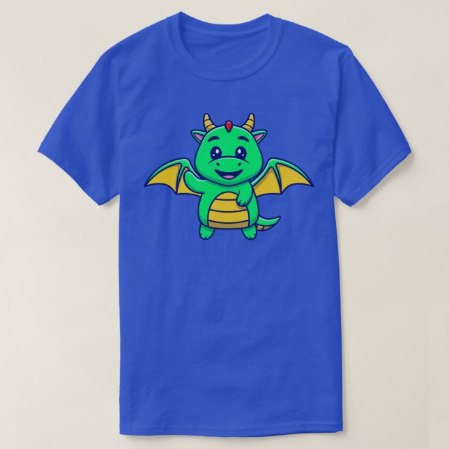 T-shirt Vols de dragon mignon (Design devant)