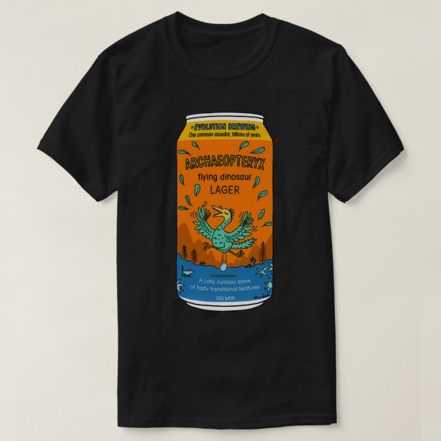 T-shirt volution Bring Archaeopteryx Flying Dinosaur Lag (Design devant)