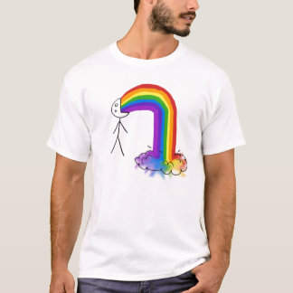 T-shirt Vomissez l'arc-en-ciel