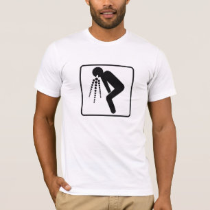 T-shirt vomissez (noir)