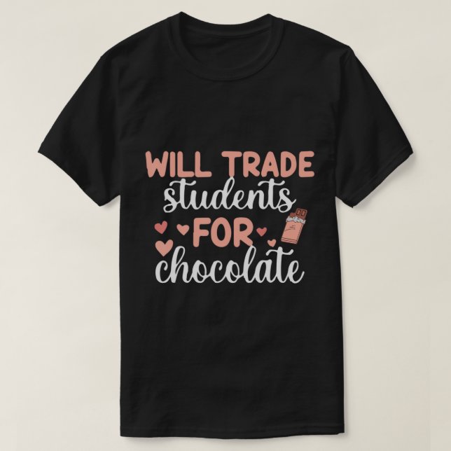 T-shirt Vont Échanger Les Étudiants Pour Le Chocolat Ensei (Design devant)