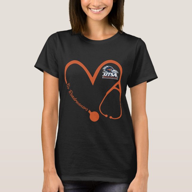 T-shirt vont l'infirmière de roadrunners d'utsa du (Devant)