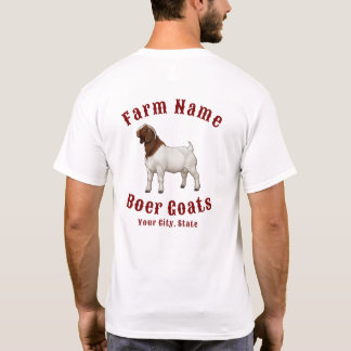 T-shirt Vos chèvres Boer de la ferme
