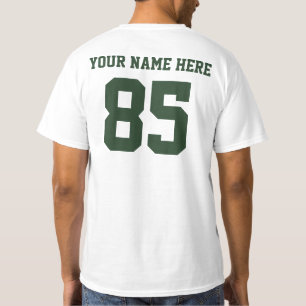 T-shirt Vos propres numéros et nom