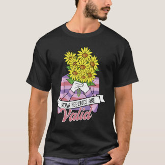 T-shirt Vos Sentiments Sont Une Santé Mentale Valide