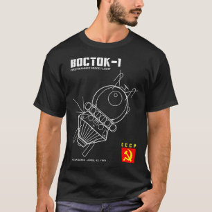 T-shirt Vostok 1 vaisseau spatial russe