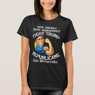 T-shirt Vot Politique Patriotique Trump Parti Républicain